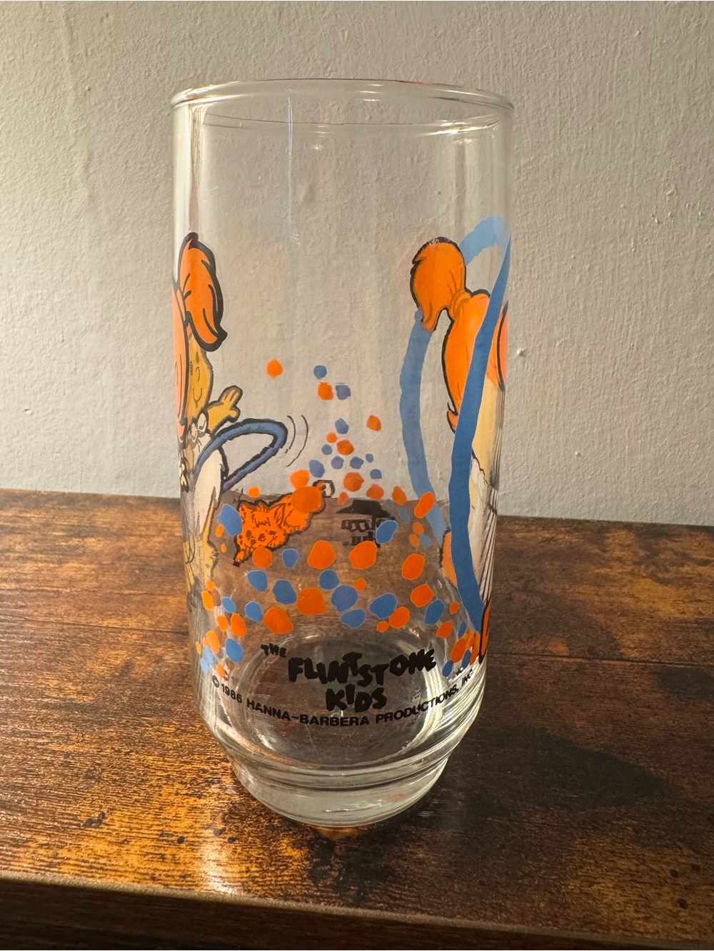 Vintage 1986 Wilma The Flintstone Kids Pizza Hut Collectors Glass - Picture 5 of 8